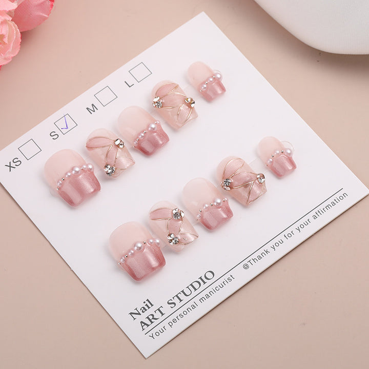 Decorative Press-On Nail Set Stornfield