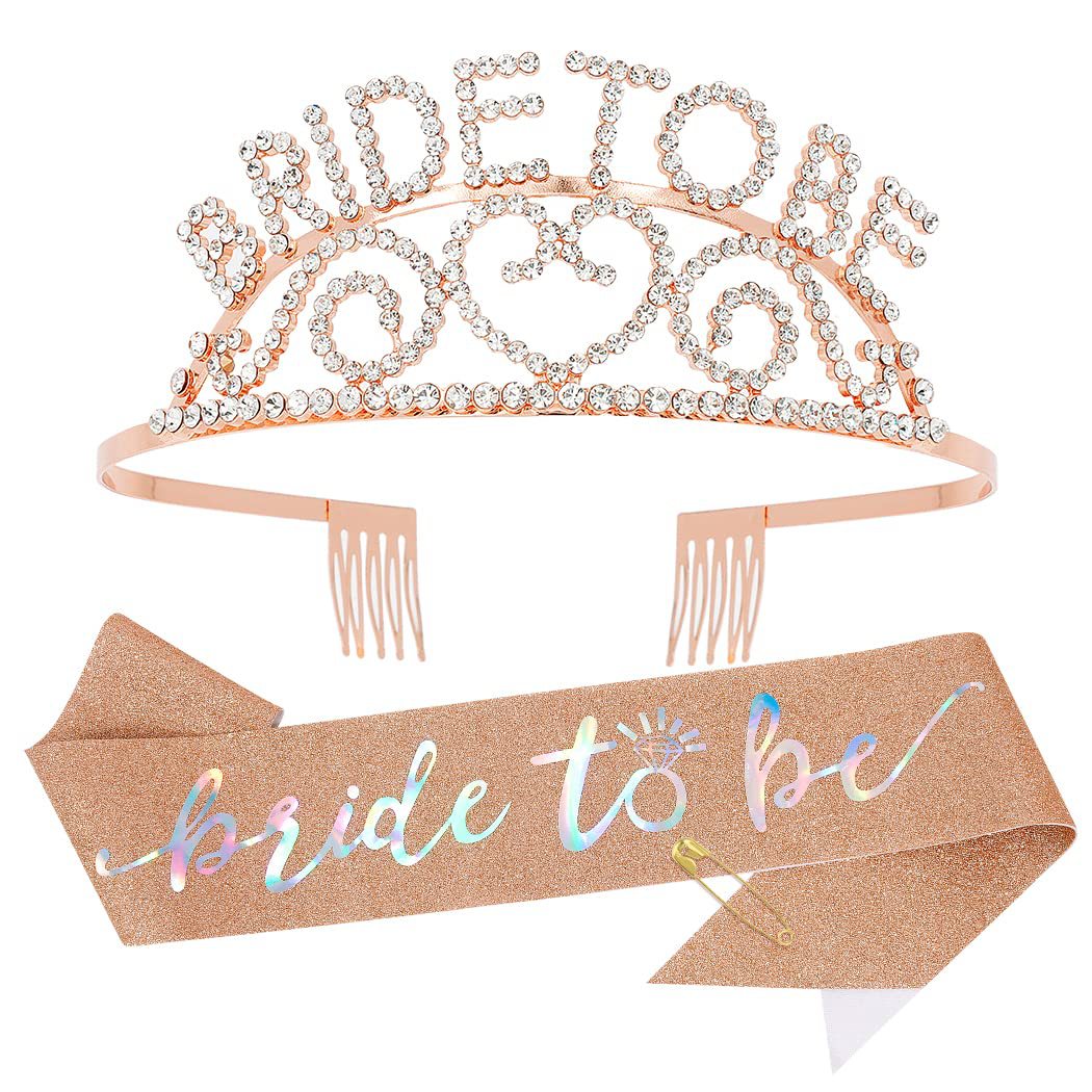 Women's Glittering Tiara with Heart Motifs Stornfield