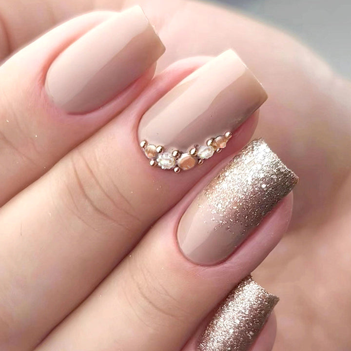 Glamorous Glitter and Crystal Nail Art Tips Stornfield