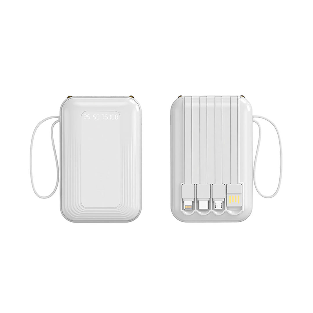 Multifunctional Power Bank with Integrated Cable System Stornfield