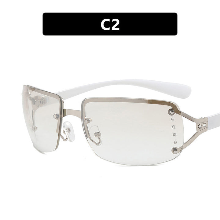 Women's futuristic, sleek Shield sunglasses Stornfield