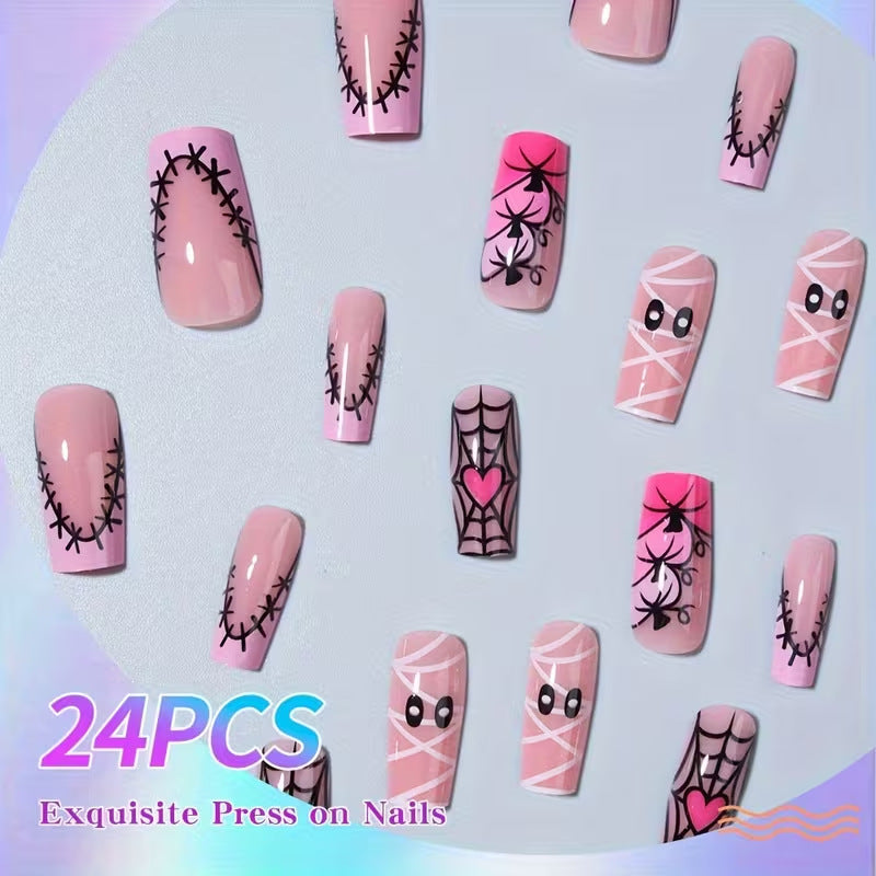 Halloween-Themed Art Nail Set Stornfield
