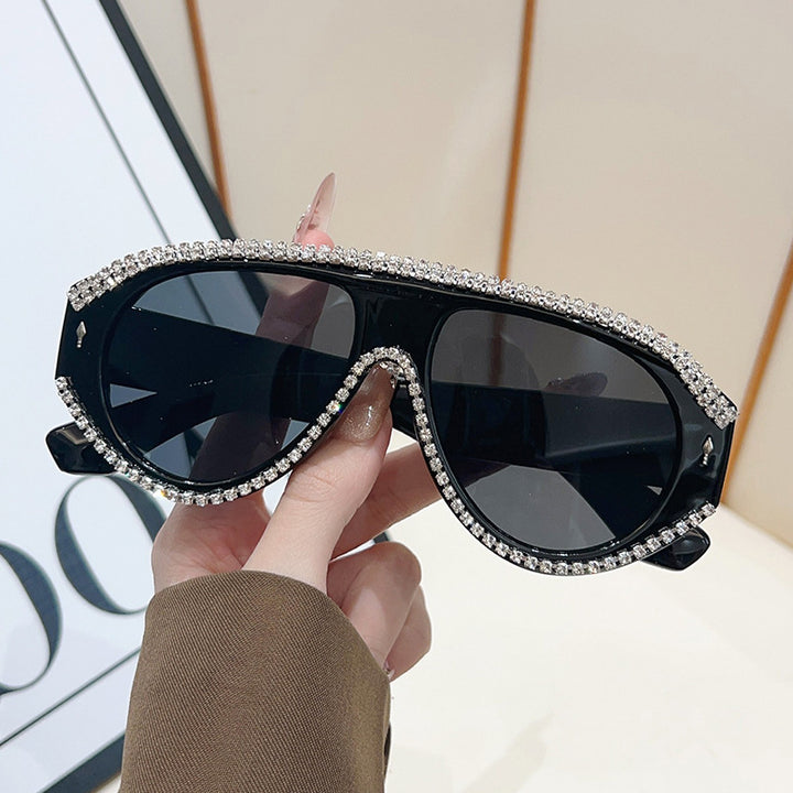 Luxury Oversized Rhinestone Sunglasses Stornfield
