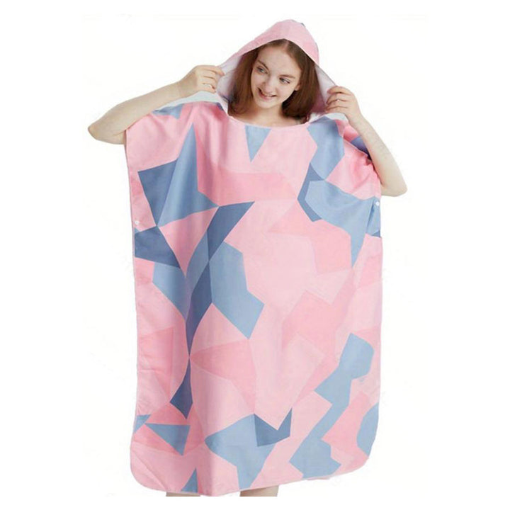 Women colorful bath tunnel with hood Stornfield