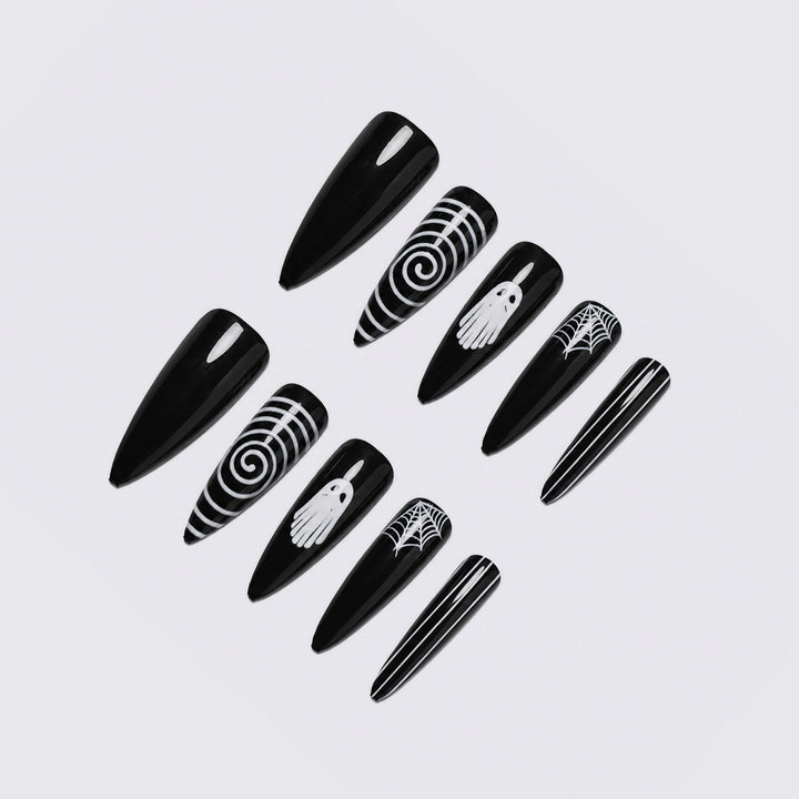 Creative Nail Art Set with Mystical Designs Stornfield