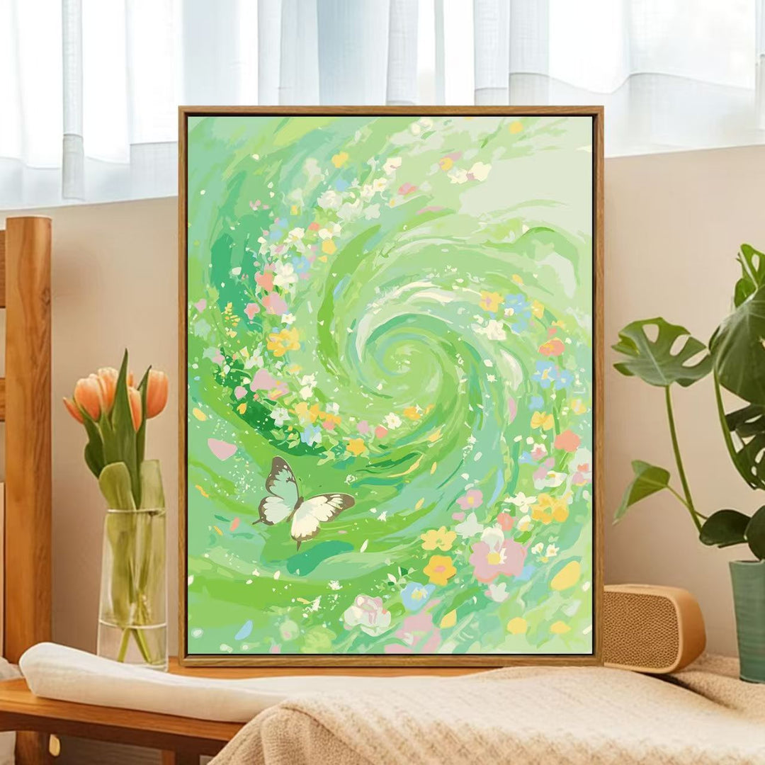 Floral Whirlwind Canvas Art Stornfield