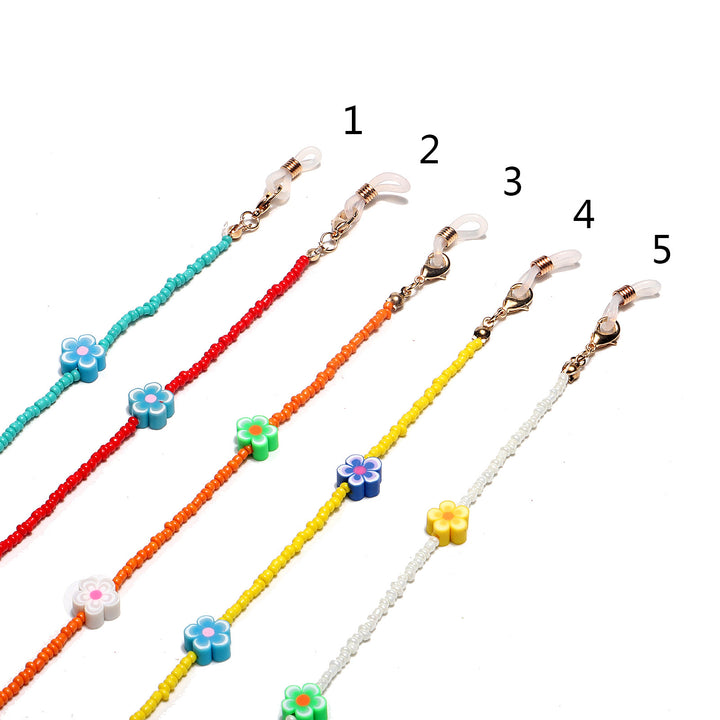 Decorative Flower Beaded Eyewear Chain Stornfield