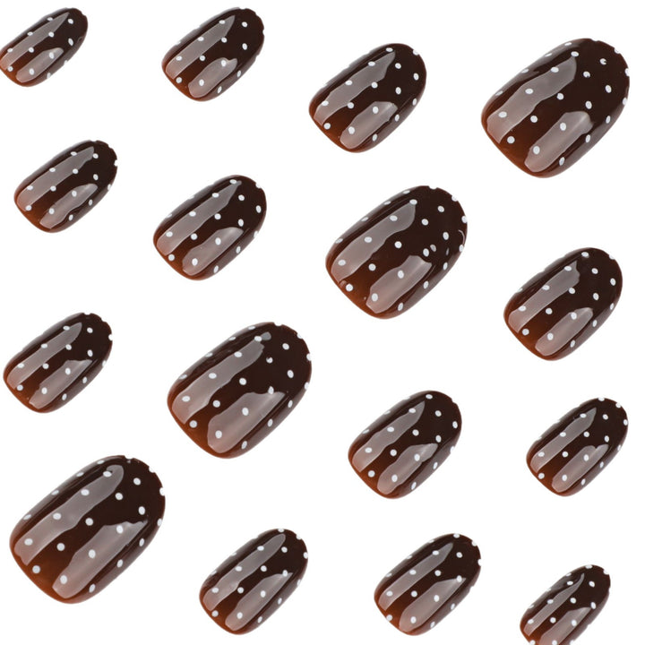 Trendy Polka Dot Press-On Nails Stornfield