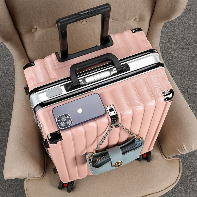 Hard Shell Trolley With Integrated Usb Charging Port And Multifunctional Storage Stornfield