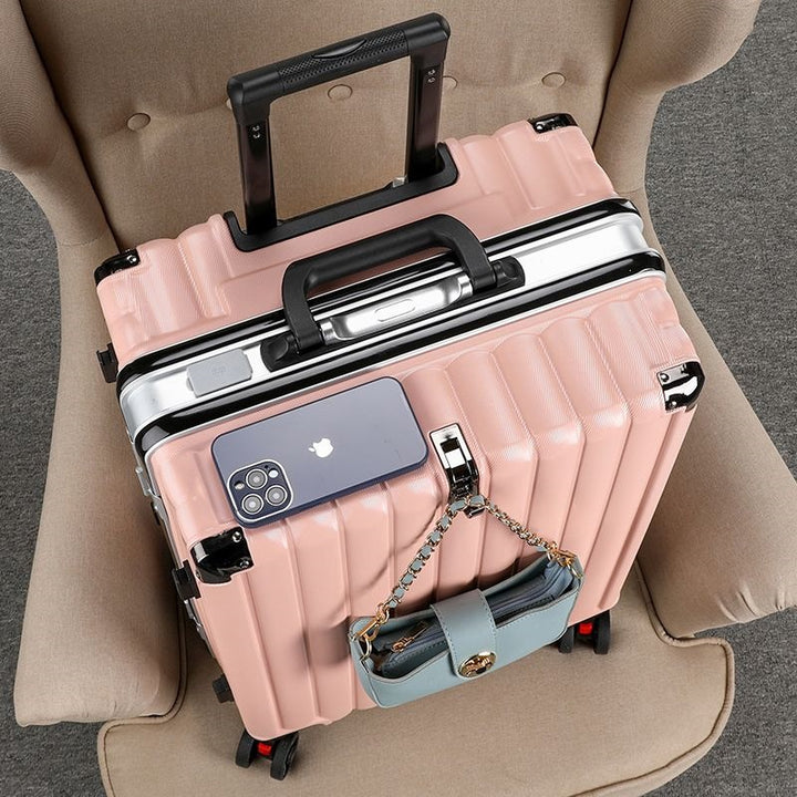 Hard Shell Trolley With Integrated Usb Charging Port And Multifunctional Storage Stornfield