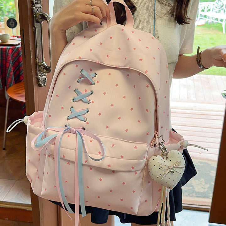 Charming Star-Embellished Backpack Stornfield