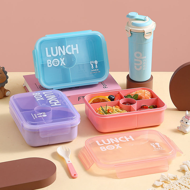 Multi-Sectional Lunch Box with Removable Compartments