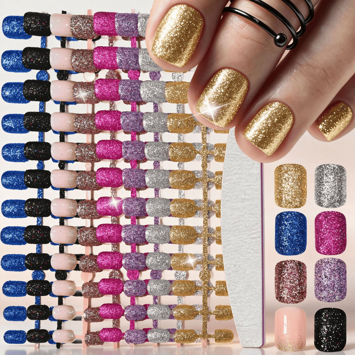 Sparkling Press-On Nail Set Stornfield