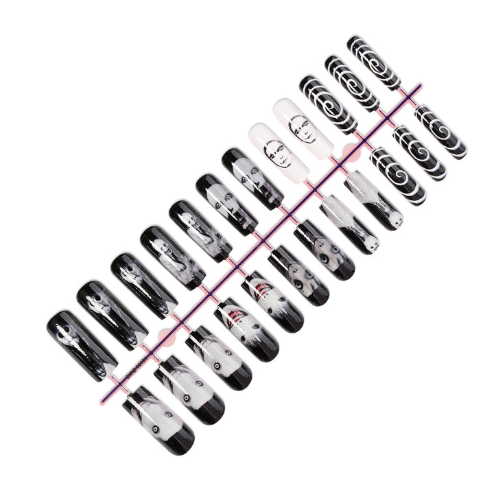 Creative nail art set with spooky design motifs Stornfield