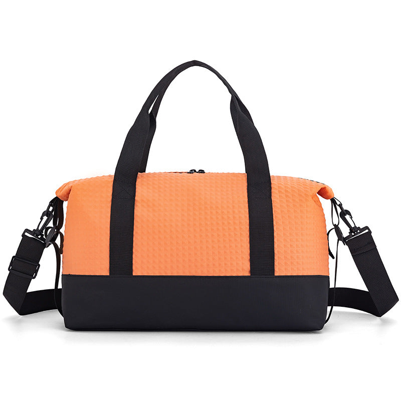 Textured Fabric Travel Duffle Bag Stornfield