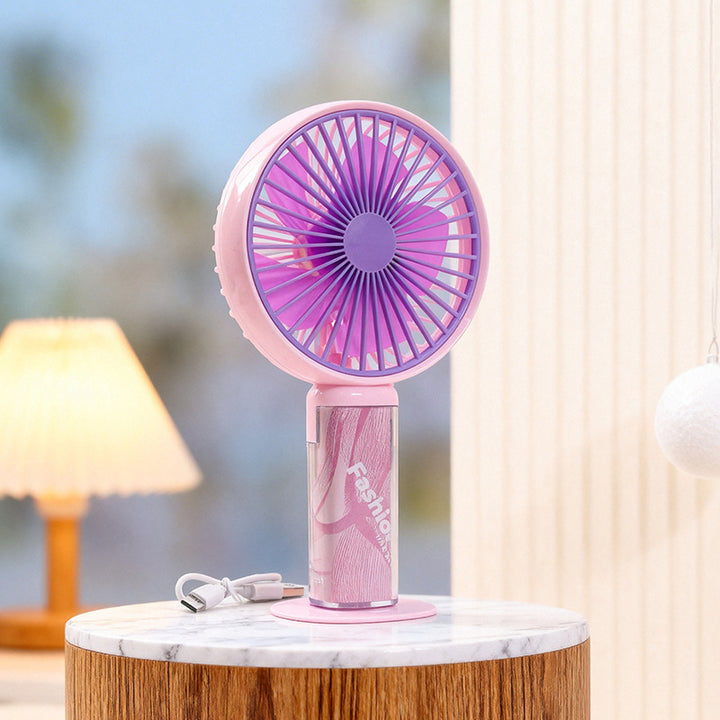 Women's Portable Battery-Powered Fan with Stylish Design Stornfield
