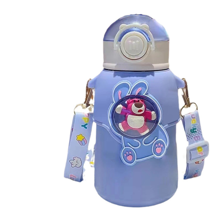 Women's playful and stylish insulated bottle with colorful pendants Stornfield