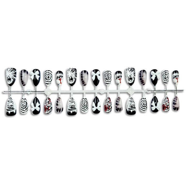 Artistic Graphic Press-On Nail Set