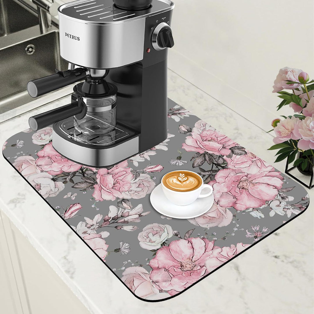 Flower Motiv Kitchen Placemat