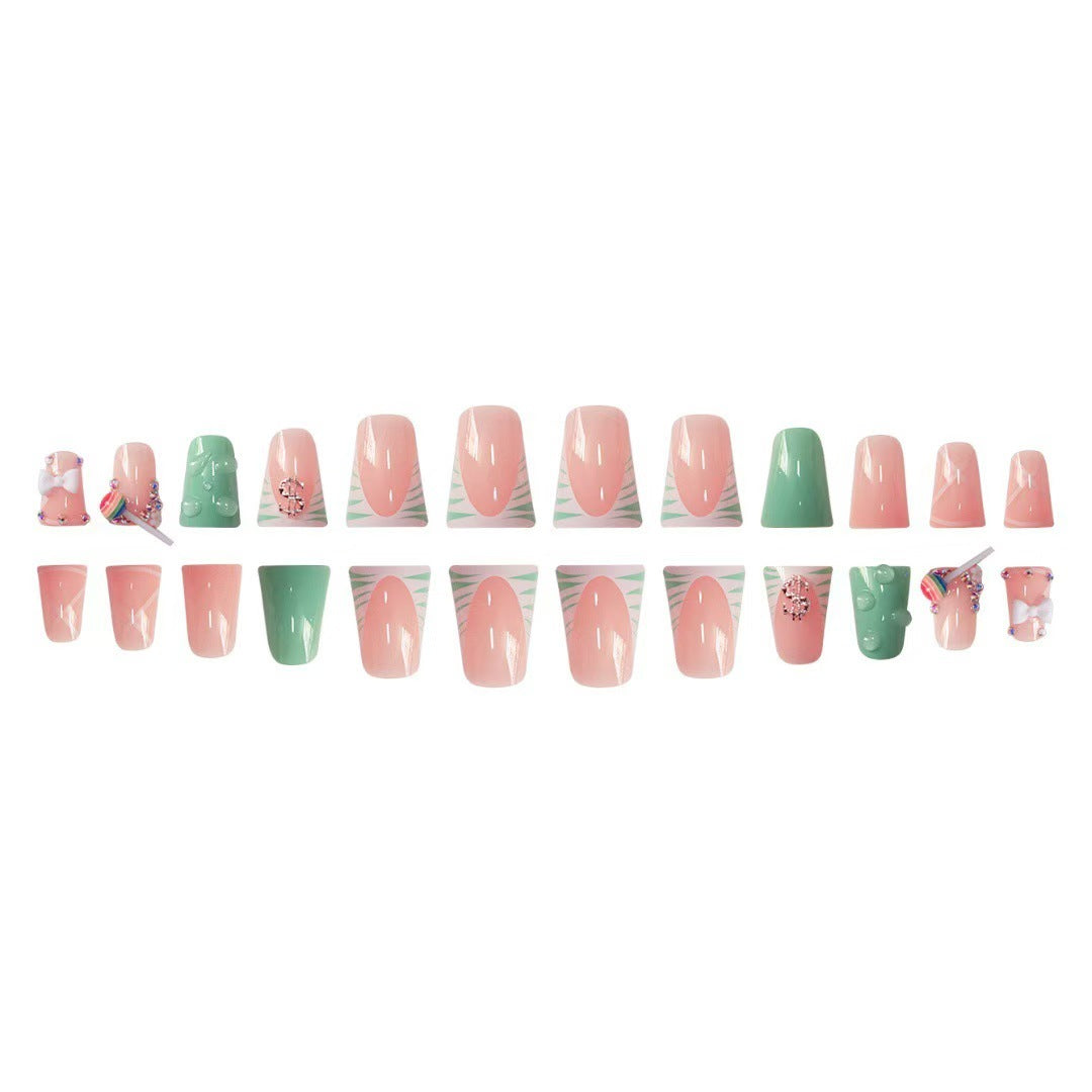 Creative Candy-Themed Acrylic Nail Enhancements Stornfield