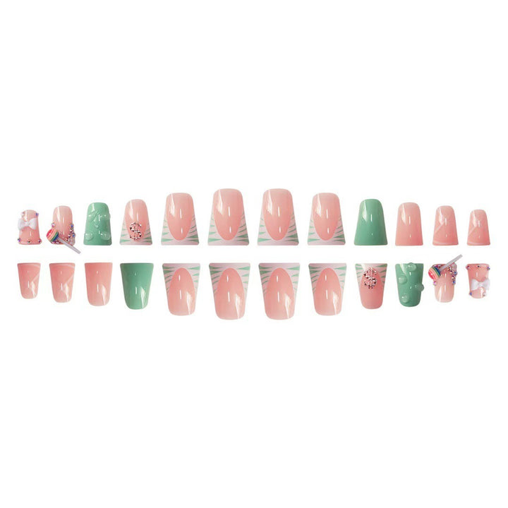 Creative Candy-Themed Acrylic Nail Enhancements Stornfield