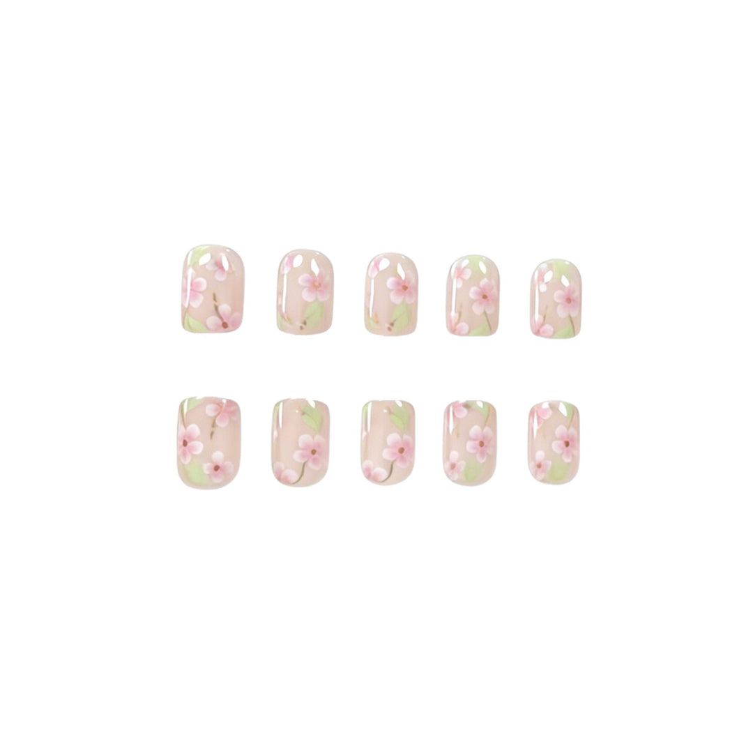 Floral Embellished Nail Art Enhancements Stornfield