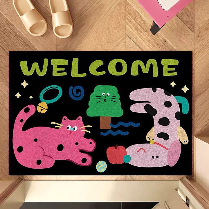 Fun Cartoon-Themed Welcome Mat Stornfield