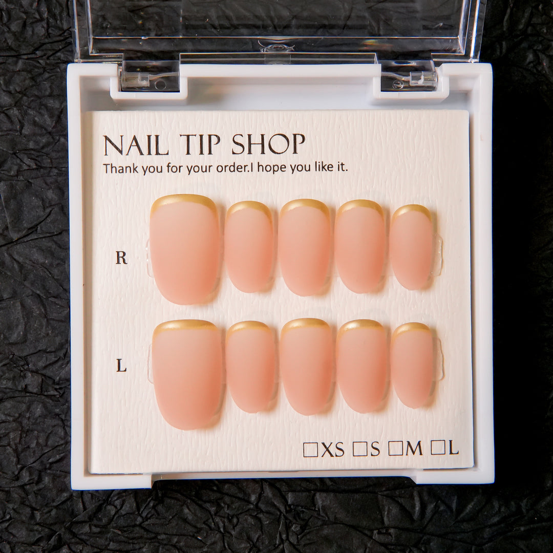 Natural Finish Press-On Nail Kit