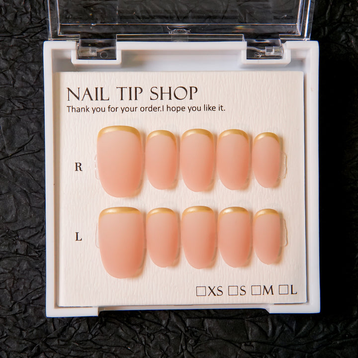 Natural Finish Press-On Nail Kit