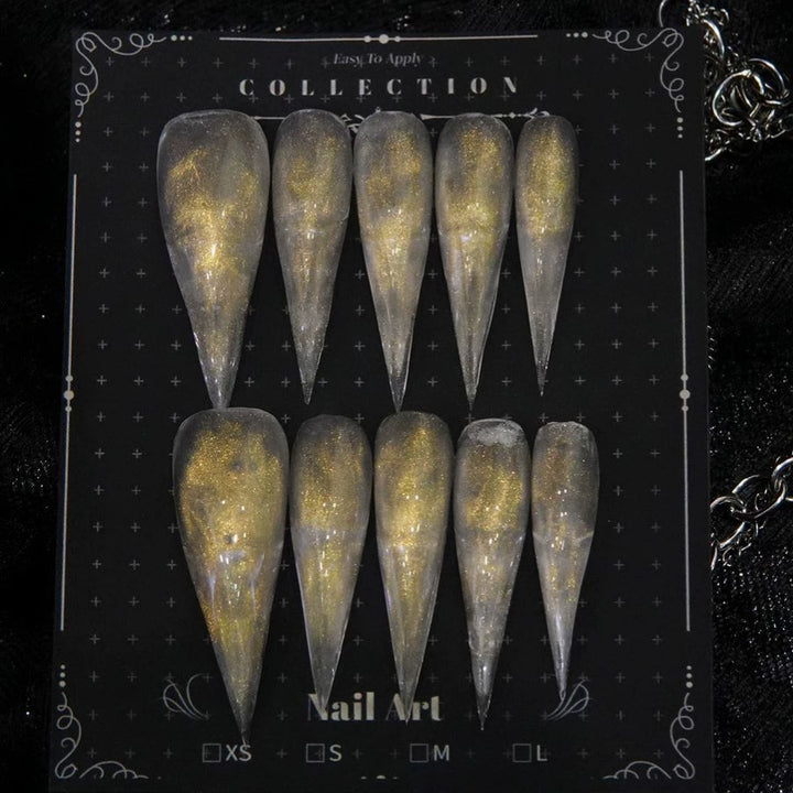 Elegant Stiletto Nail Design Set