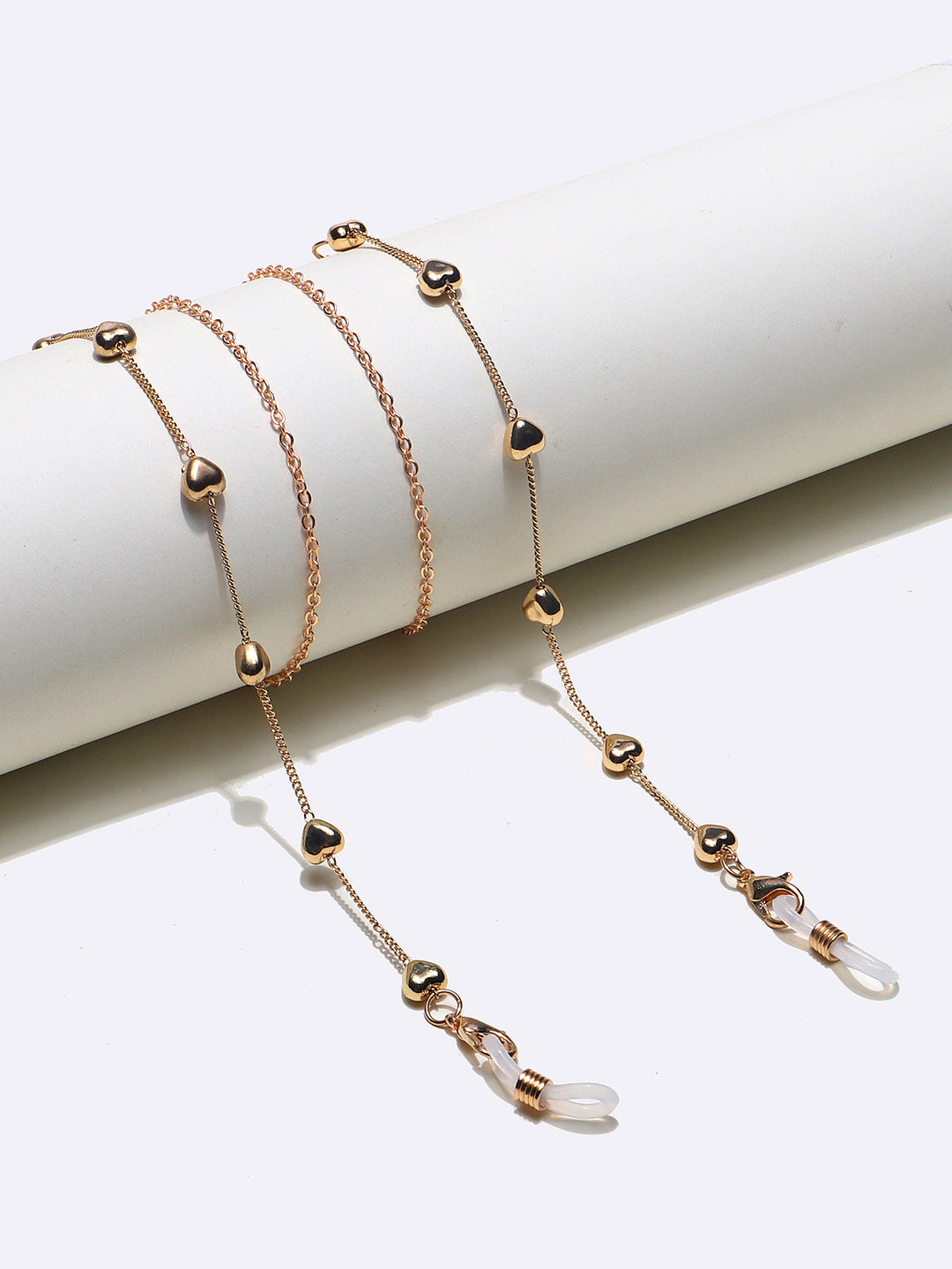 Heart-Embellished Eyewear Chain Stornfield
