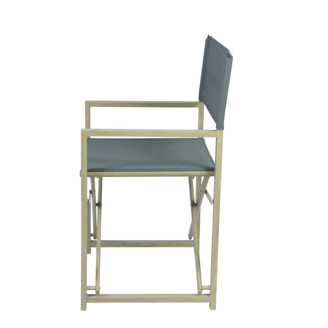 Folding chair with backrest made of high-quality wood Stornfield