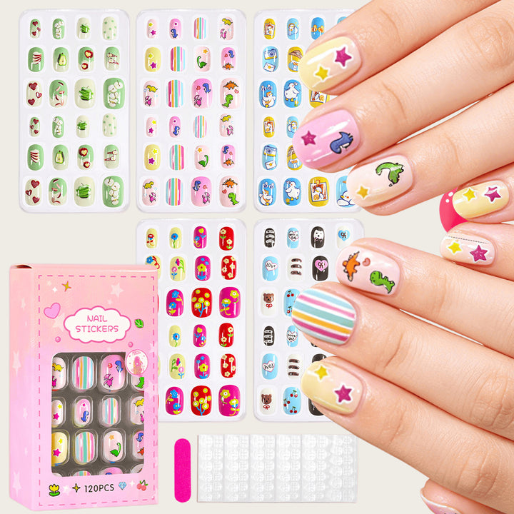 Decorative Cartoon-Themed Nail Sticker Collection Stornfield