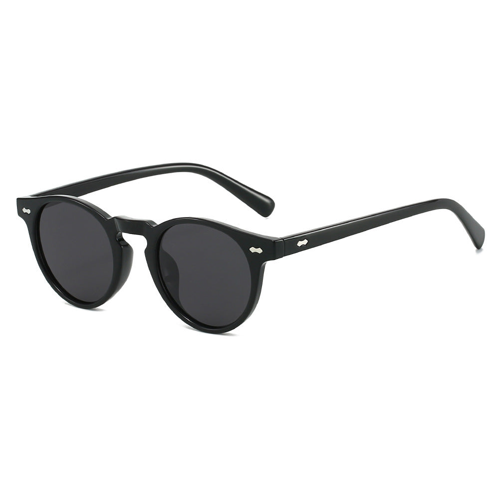 Ladies Vintage Sunglasses with Round Lenses and Transparent Frame Stornfield