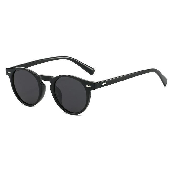 Ladies Vintage Sunglasses with Round Lenses and Transparent Frame Stornfield