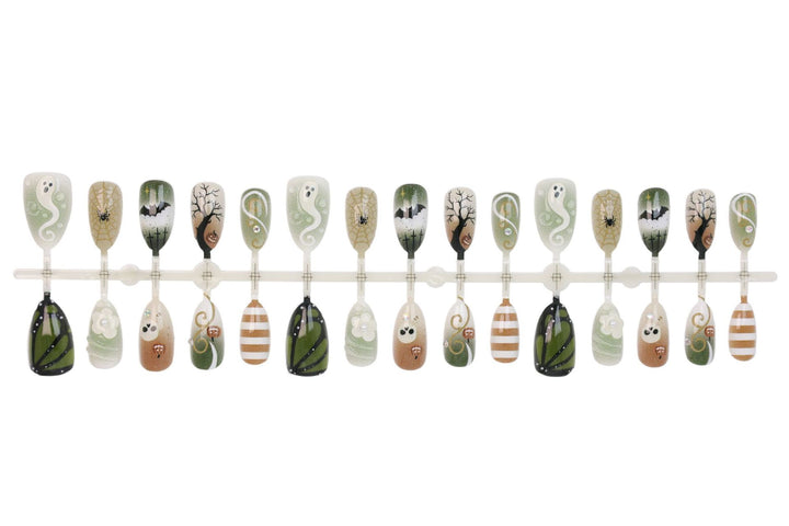 Halloween Artificial Nail Set with Creepy Designs Stornfield