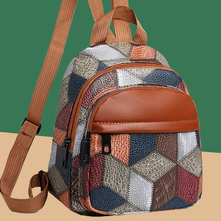Geometric Pattern Mini Backpack Stornfield