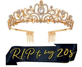 Ladies glamorous tiara with elegant design and sturdy hair combs Stornfield