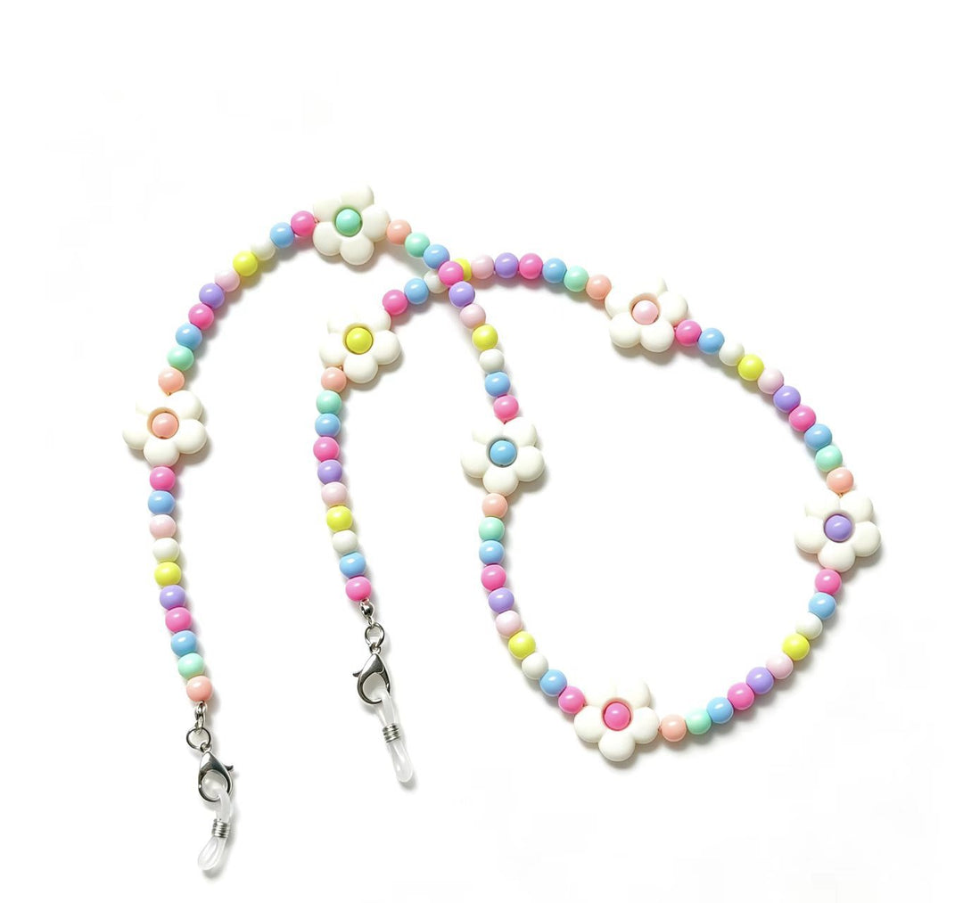 Playful glasses holder chain with floral patterns Stornfield