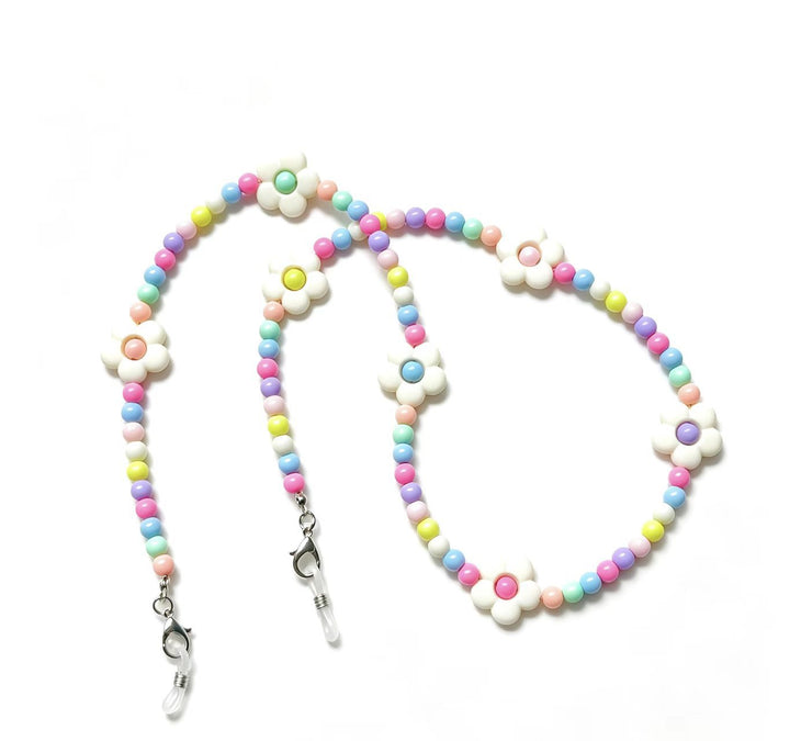 Playful glasses holder chain with floral patterns Stornfield