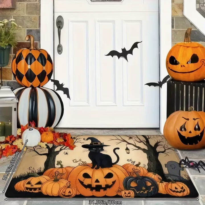 Halloween-Themed Doormat