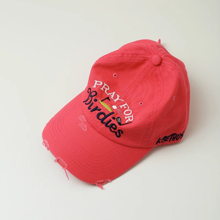 Women's Embroidered Distressed Baseball Cap Stornfield