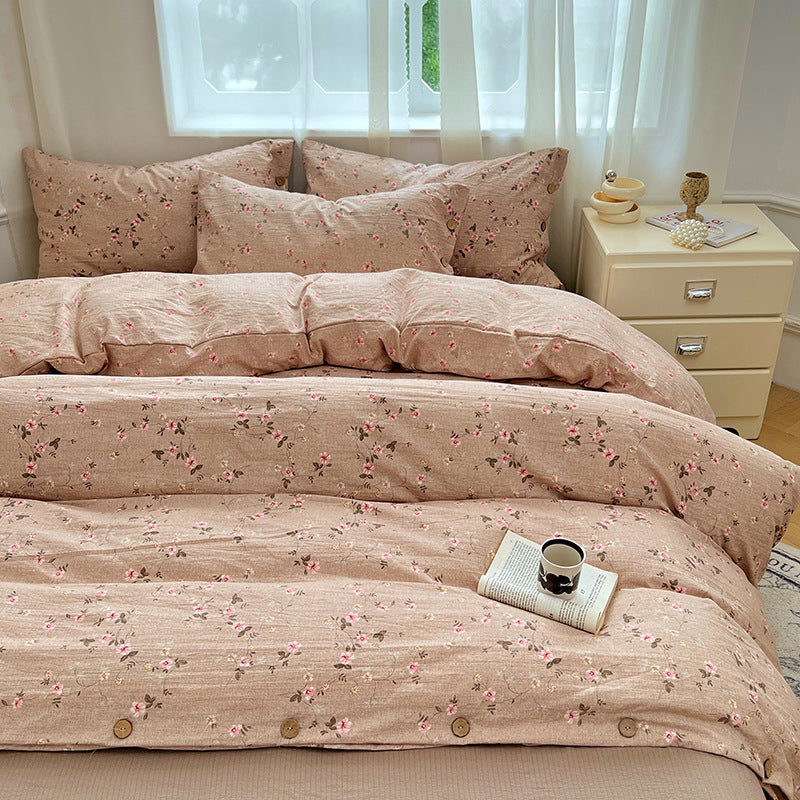 Floral Patterned Duvet Cover Set