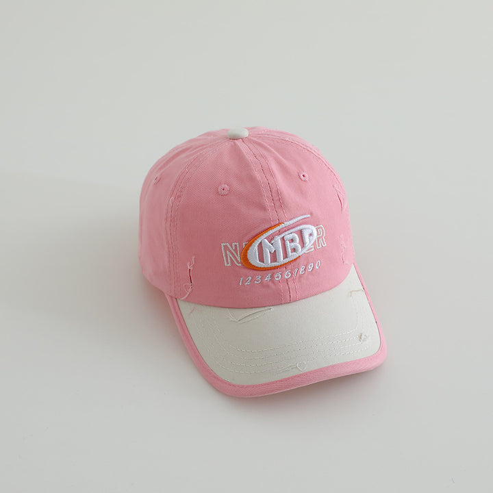 Men's Distressed Cotton Logo Baseball Cap Stornfield