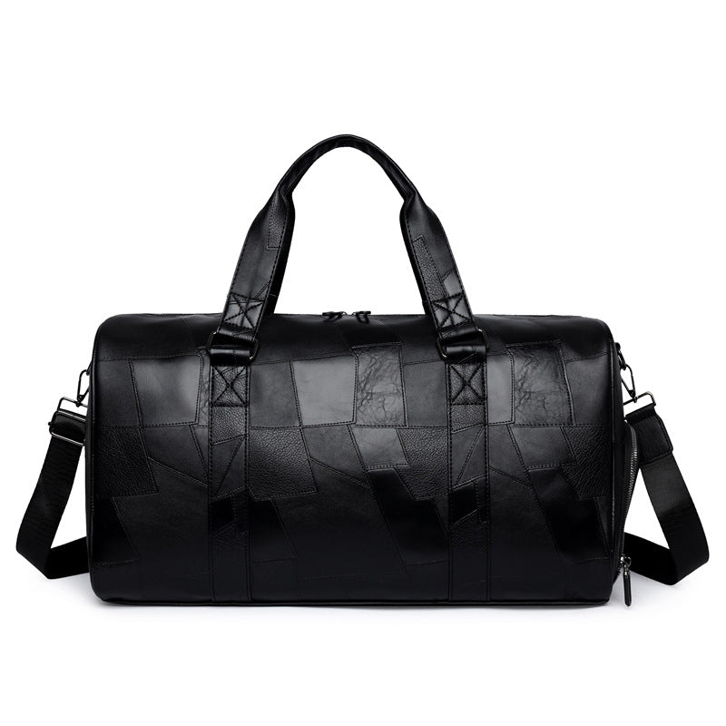 Premium Leather Weekender Duffel Bag Stornfield