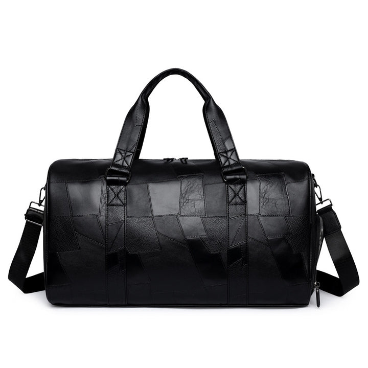 Premium Leather Weekender Duffel Bag Stornfield