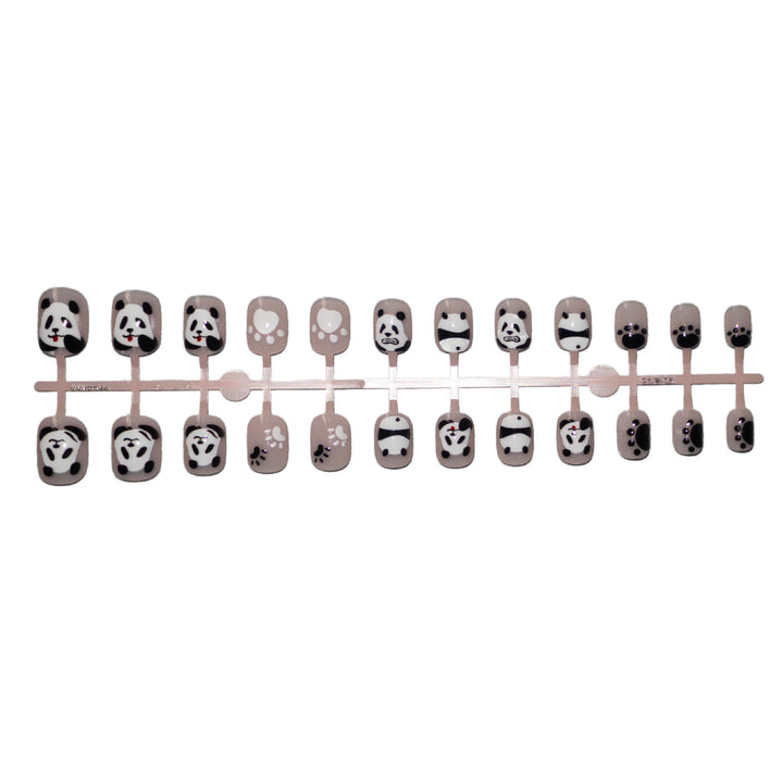 Creative Panda-Themed Nail Art Kit