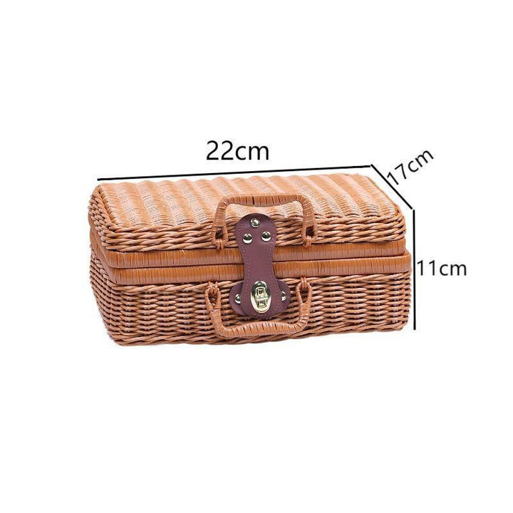 Vintage Woven Picnic Chest Stornfield