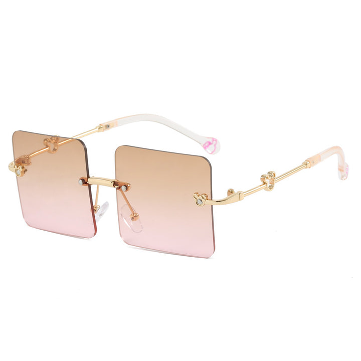Women's square sunglasses with luxurious, high-quality frame Stornfield