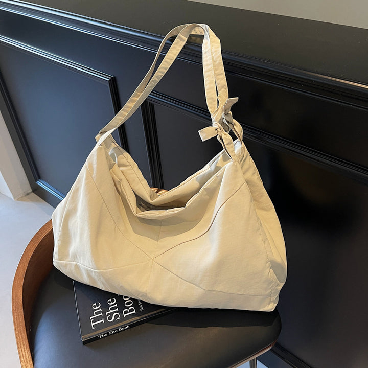 Textured Fabric Shoulder Hobo Bag Stornfield